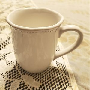JC Penney portrait studio cream white mug
